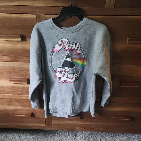 Pink Floyd Gray Sweatshirt with Rainbow Graphic - Picture 1 of 4